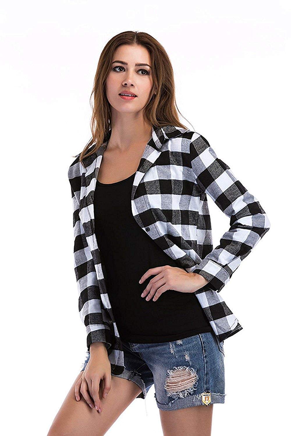 Kanzul -Fashion Passion Casual Checkered Full Sleeves