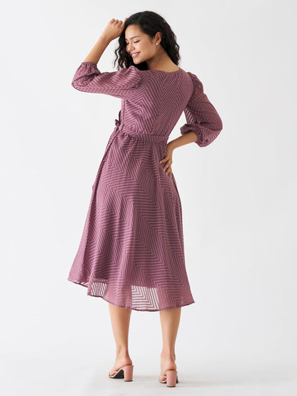AASK Women Fancy Plain & Solid Designer Dress for Women
