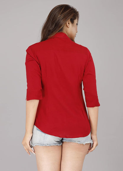 GEHU GARMENTS Women Solid Shirt for Office