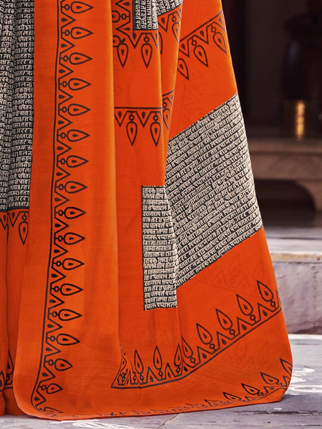 Women's Bhagalpuri Silk Ethnic Motif Printed Saree