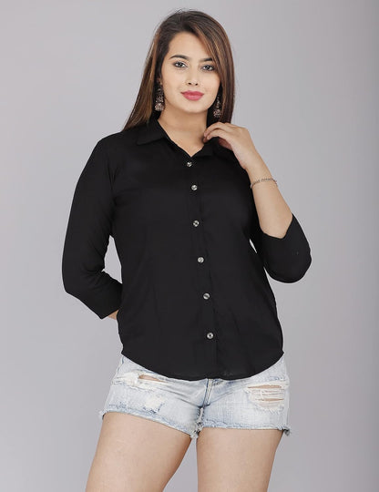 GEHU GARMENTS Women Solid Shirt for Office