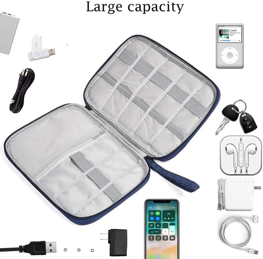 Electronics Organizer Bag Waterproof Carrying Pouch