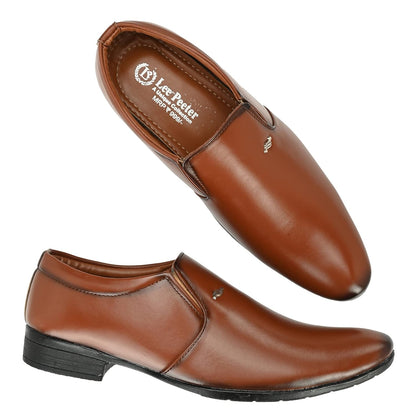 Leepeeter Men Formal Shoes | Slip-on Moccasin Shoes - alphahostel.in