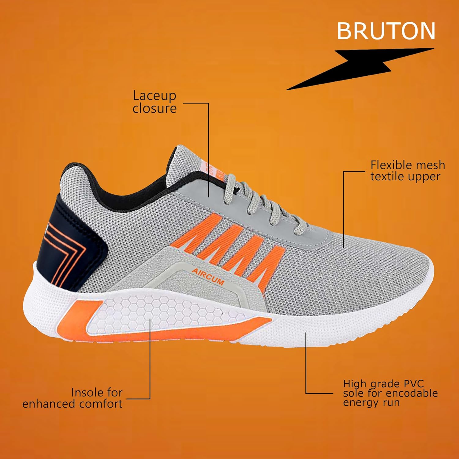 BRUTON Sports Walking Shoes for Men - alphahostel.in