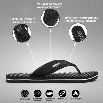 Stepwear Men's Flip Flops – Stylish & Durable - alphahostel.in