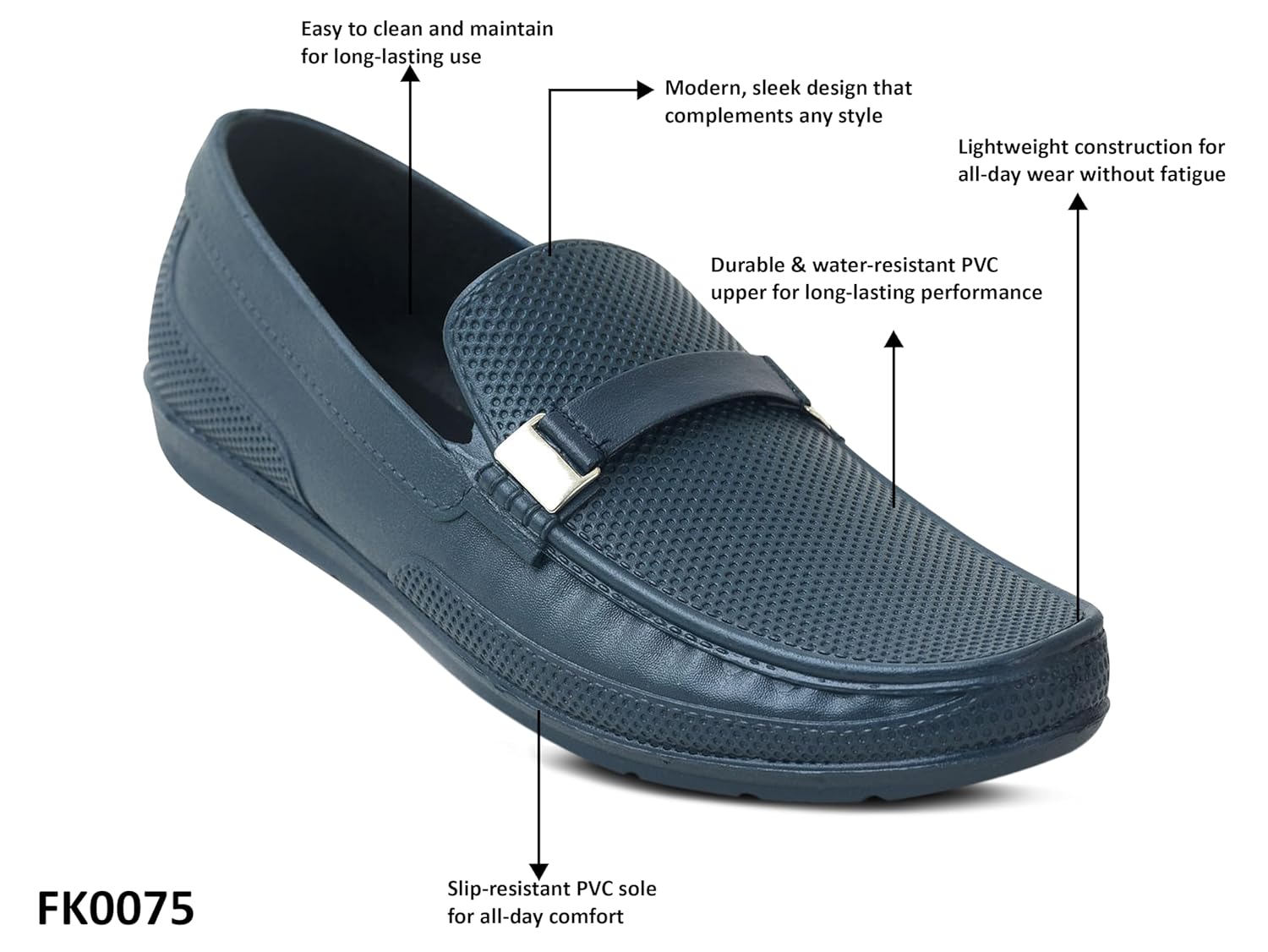 AJANTA Mens Blue Casual Loafer - alphahostel.in