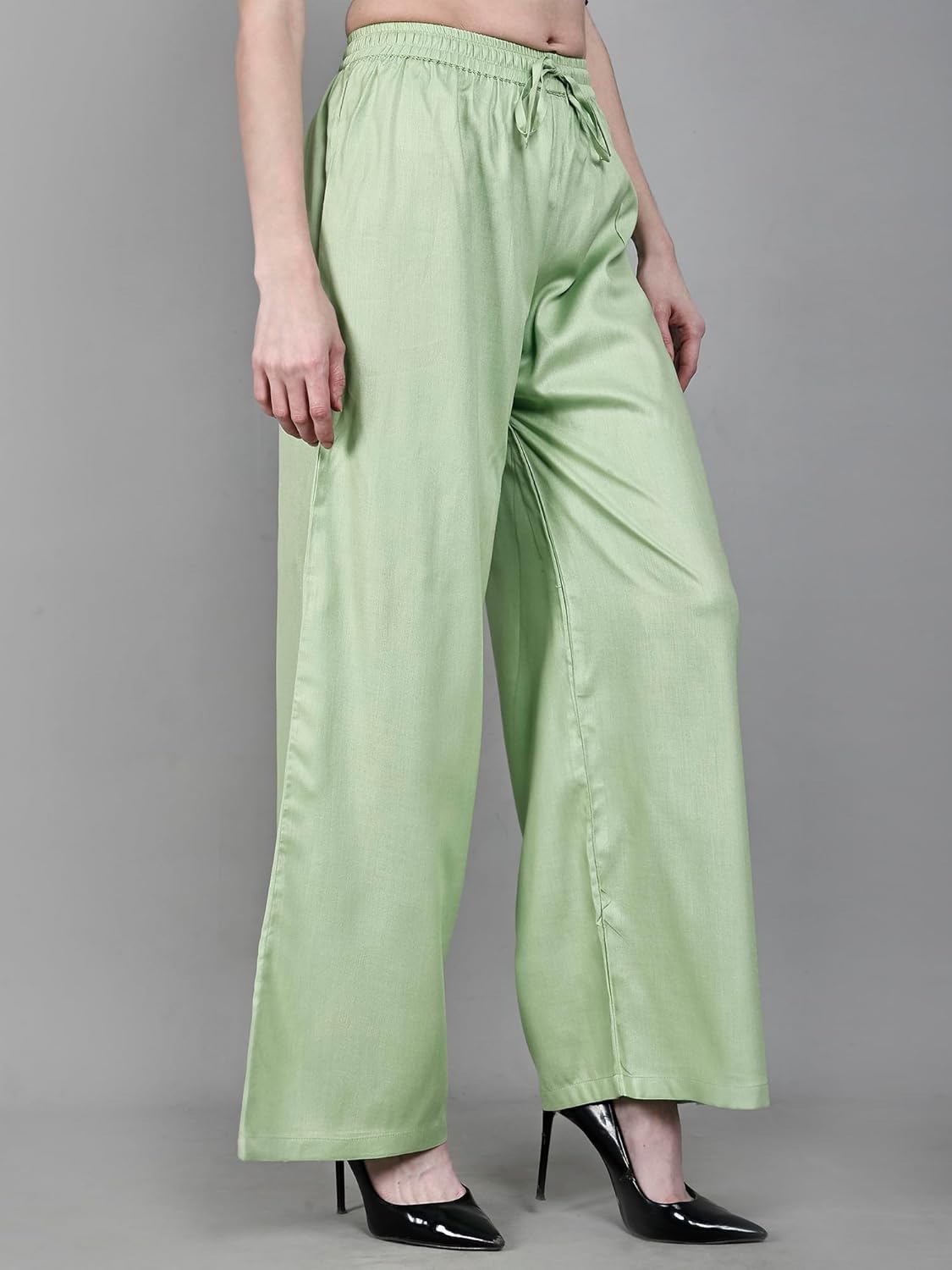 Women's and Girls Viscose Rayon Regular Fit Palazzo