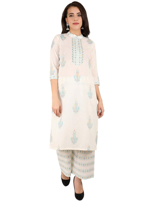 ATARAH Womens Printed Straight Kurta