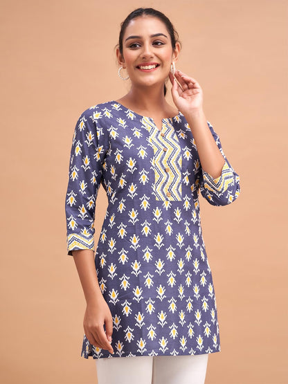 Women Cotton Printed Short Kurti | Short Kurti