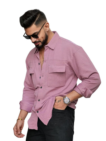 IndoPrimo Men's Regular Fit Fancy Double Pocket