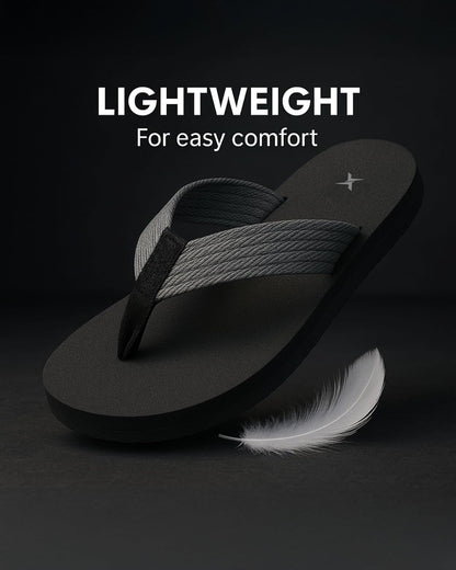 Men’s Flip Flops  Lightweight Anti-Slip Slippers - alphahostel.in
