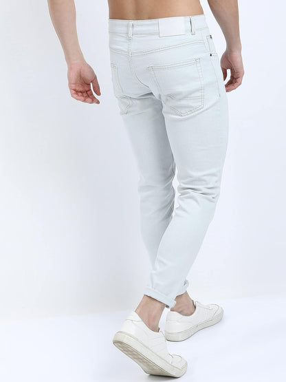 KETCH Men's Tapered Fit Mid Rise Jeans
