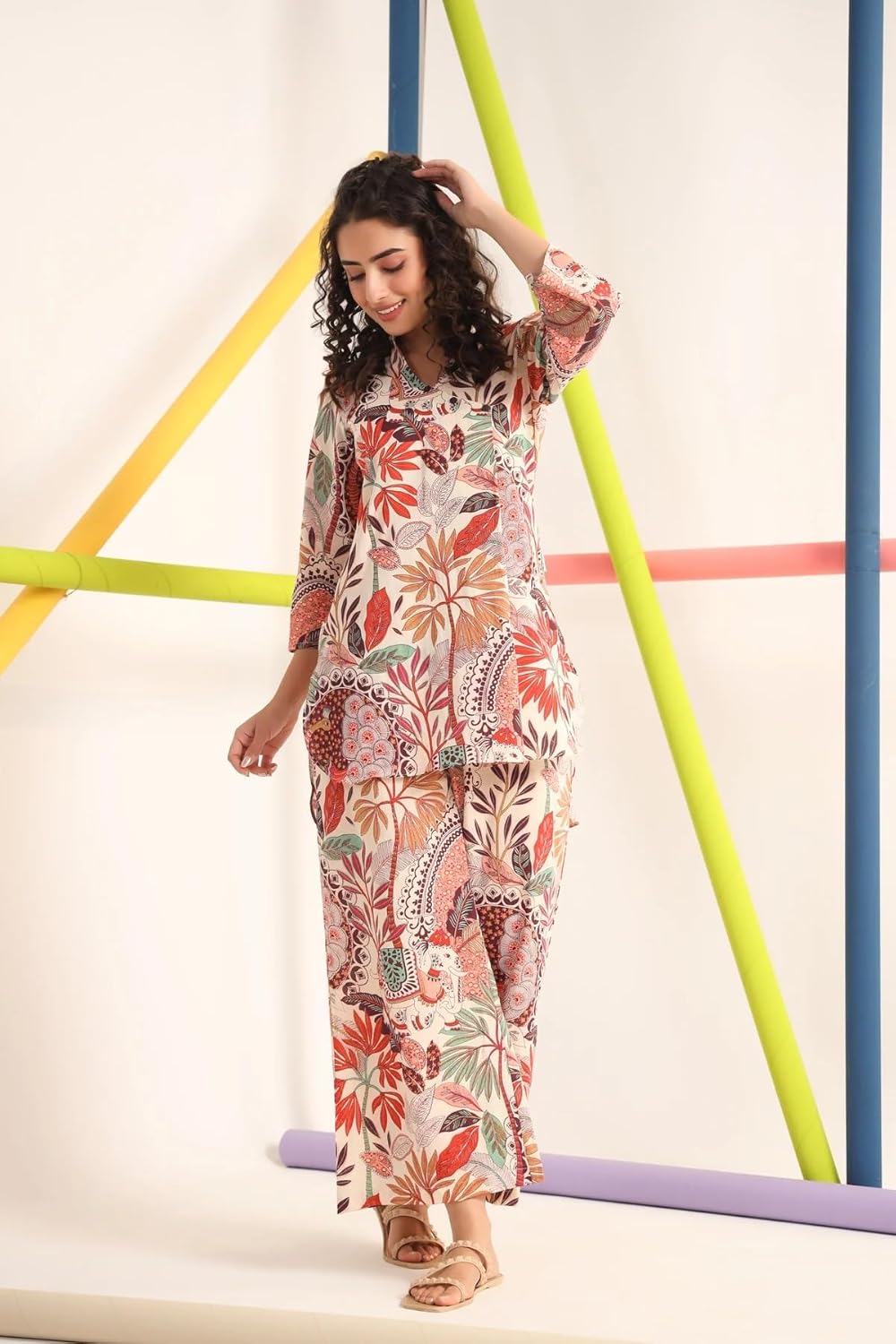 KLOSIA Viscose Women Kurta Set For Women