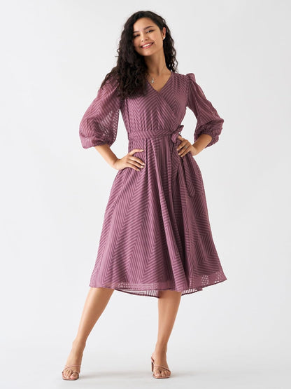AASK Women Fancy Plain & Solid Designer Dress for Women