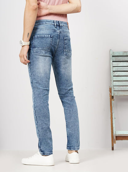 The Indian Garage Co Men Mid Rise Slim Fit Solid