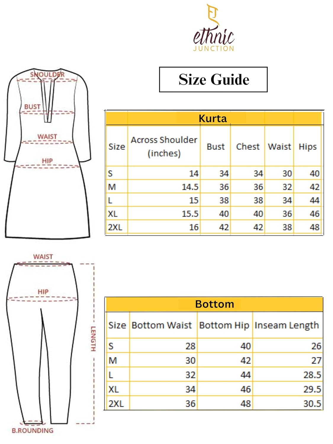 EthnicJunction Women's Georgette Embroidered