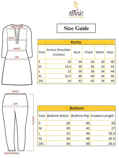 EthnicJunction Women's Georgette Embroidered