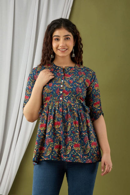 New Printed Short Kurti and top for Women and Girls