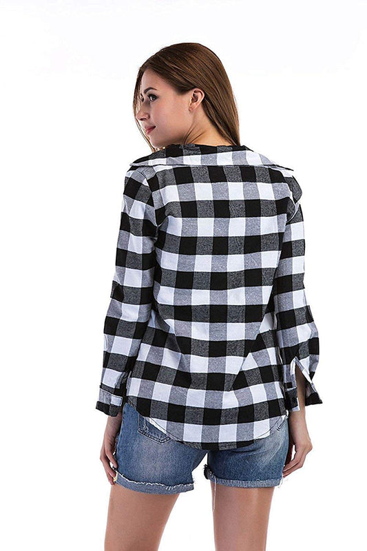 Kanzul -Fashion Passion Casual Checkered Full Sleeves