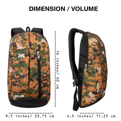 KILLER Jupiter Small Outdoor Mini Backpack 12L - alphahostel.in