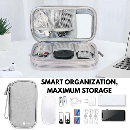 Elfora Cable Organizer Pouch | Travel Organiser Bag