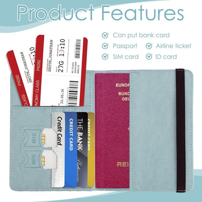 MONJAY Premium Passport Holder Cover Travel Wallet
