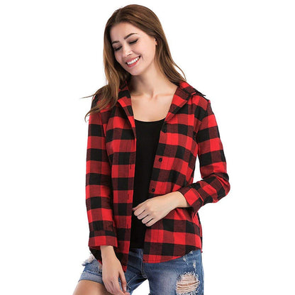 Kanzul -Fashion Passion Casual Checkered Full Sleeves