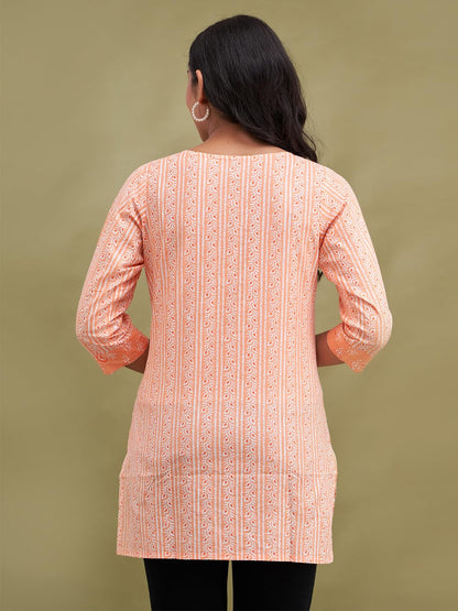 Women Cotton Printed Short Kurti | Short Kurti