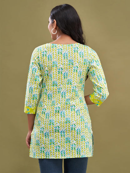 Women Cotton Printed Short Kurti | Short Kurti