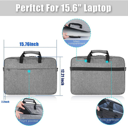 Dynotrek Legato Blue 15.6 inch Laptop Briefcase