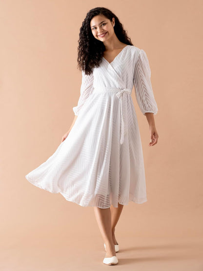 AASK Women Fancy Plain & Solid Designer Dress for Women