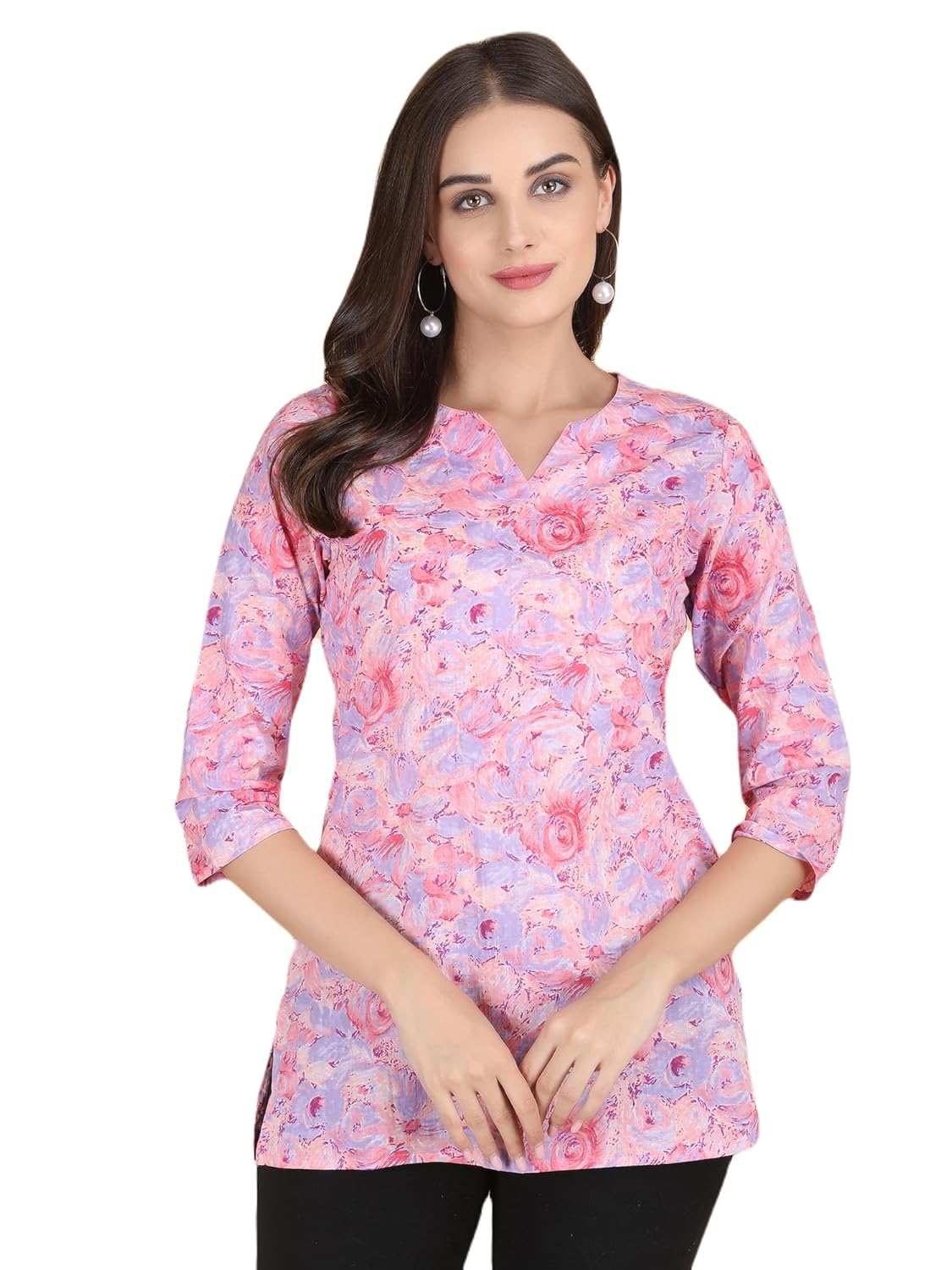PIDAVLIYA'S Indian Women's Tunics Tops Cotton
