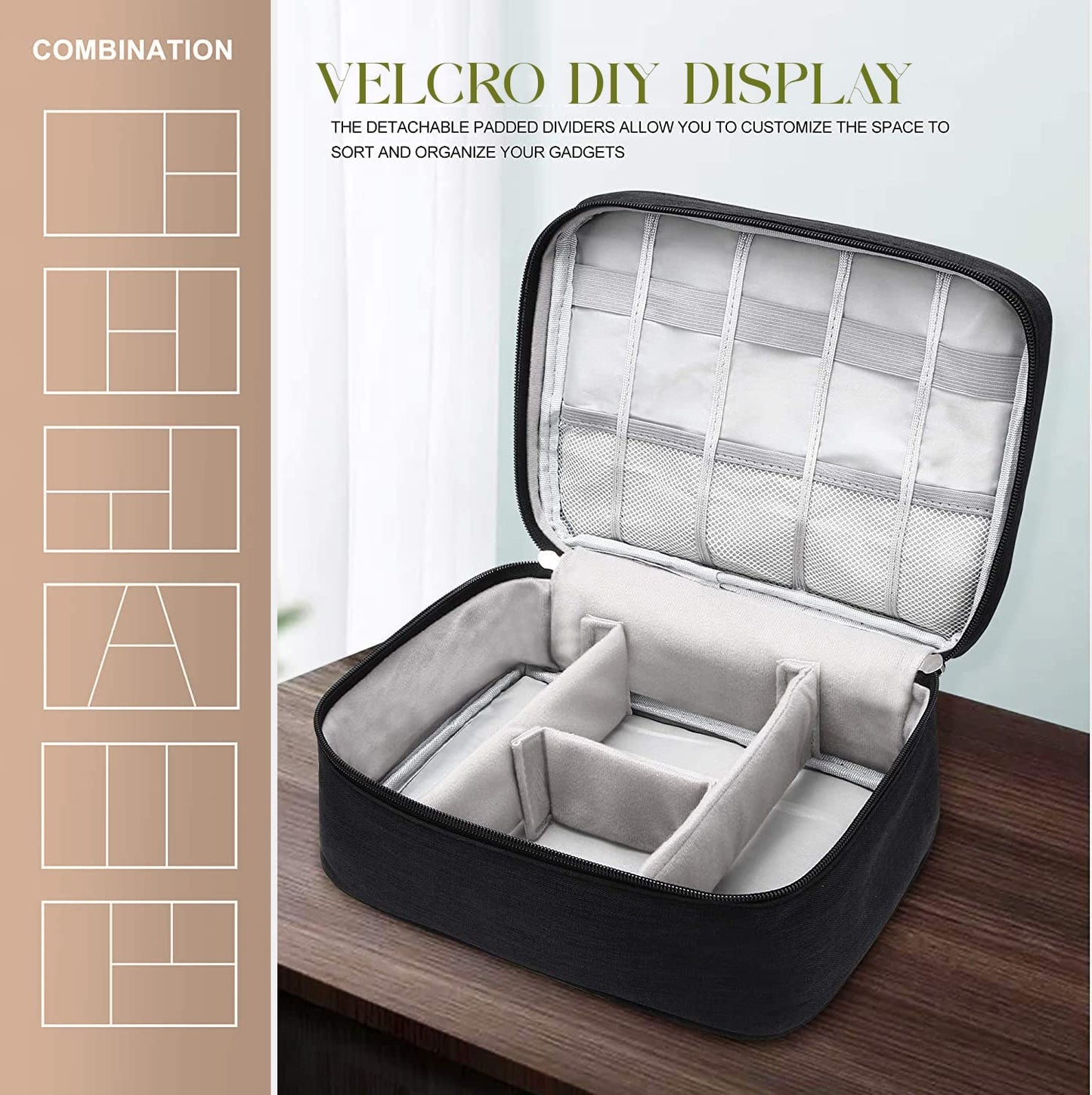 Cable Organizer Case Bag – Electronics Accessories