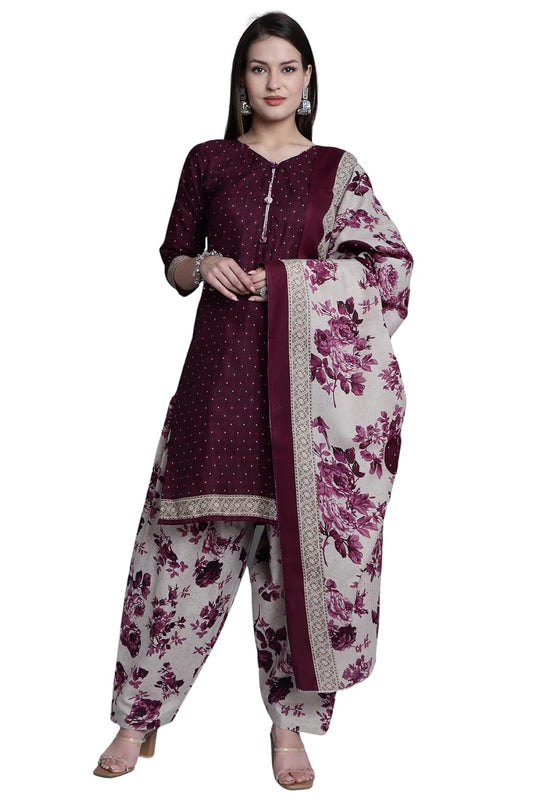Rajnandini Women Cotton Patiala Salwar Suit