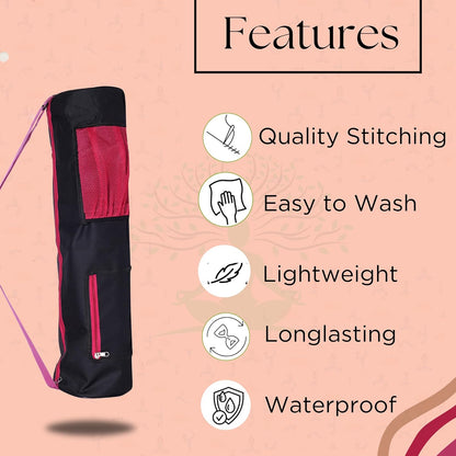 PHILLIN Yoga Mat Cover Bag with Adjustable Shoulder