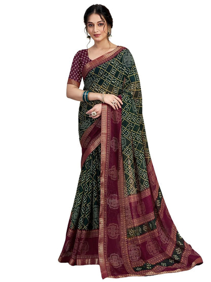 Women's Chiffon Printed Saree