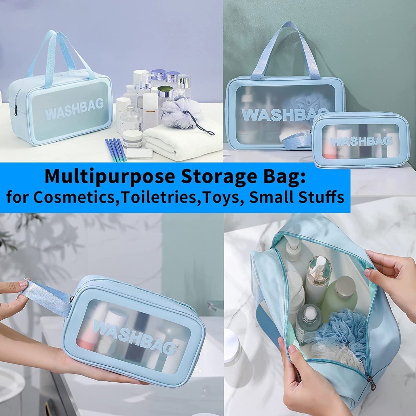 KUKLAR Wash Bag Pouch for Travel Kit Toiletry Bag