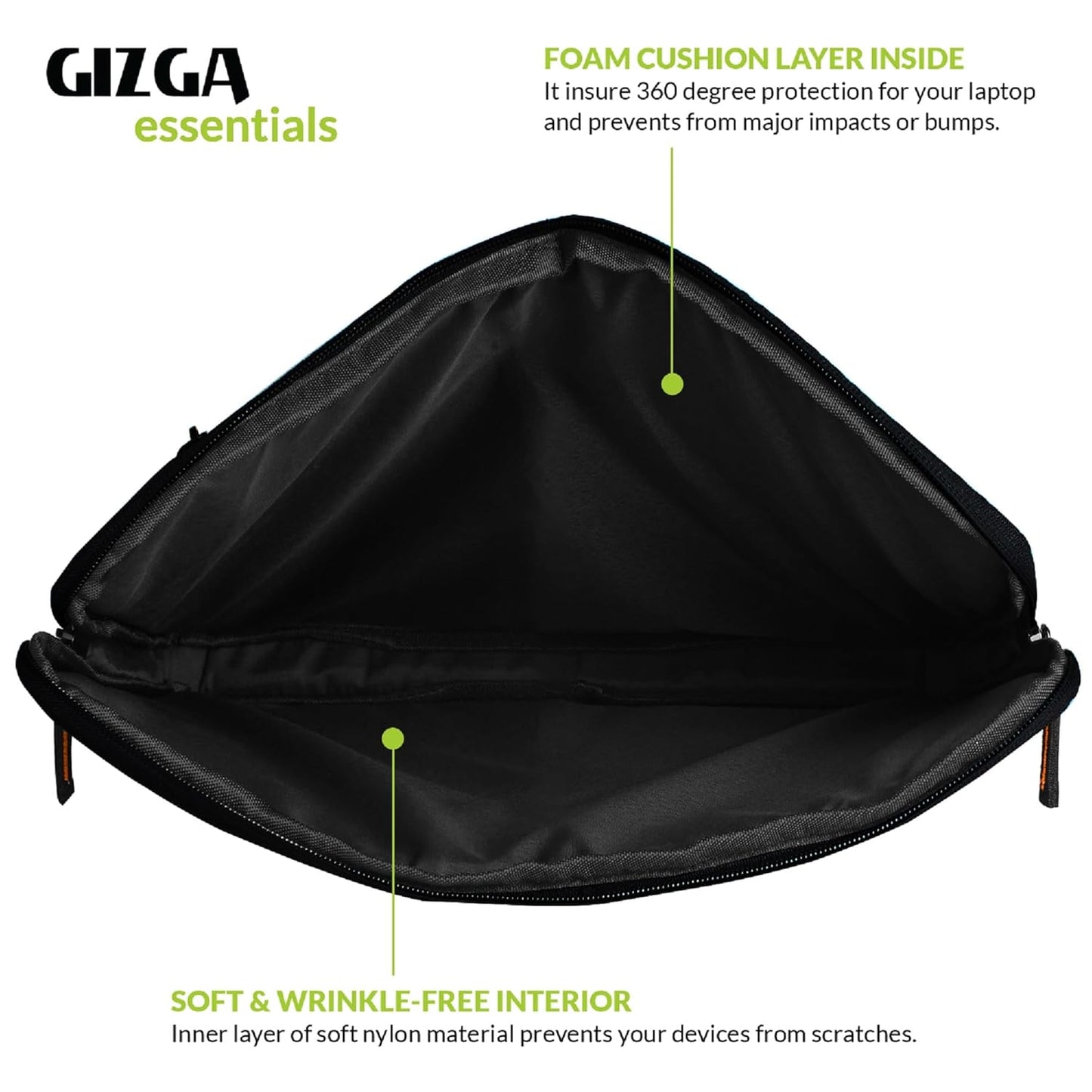 Gizga Essentials 14.1 Inch Laptop Sleeve Case