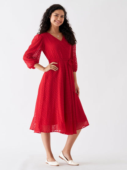 AASK Women Fancy Plain & Solid Designer Dress for Women