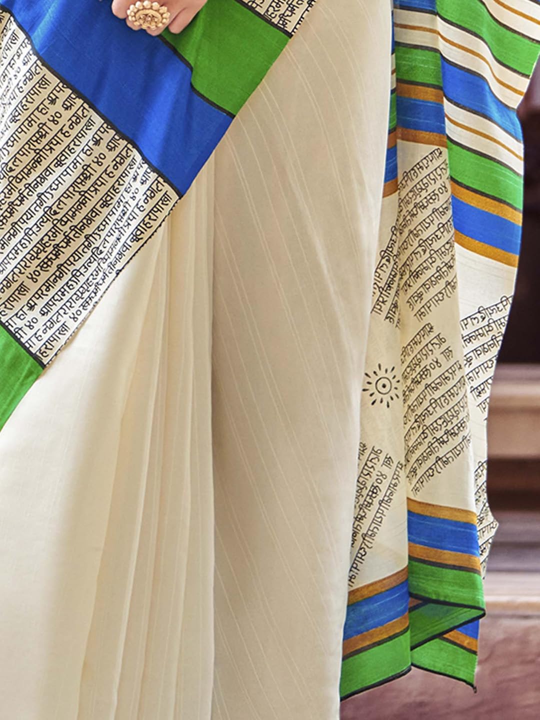 Women's Bhagalpuri Silk Ethnic Motif Printed Saree