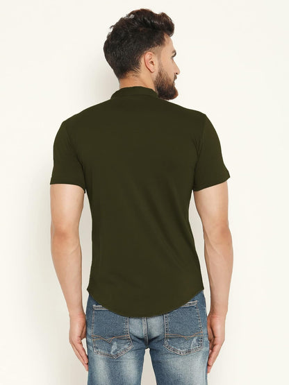 AUSK Men's Regular Fit Half Sleeves Casual Shirt