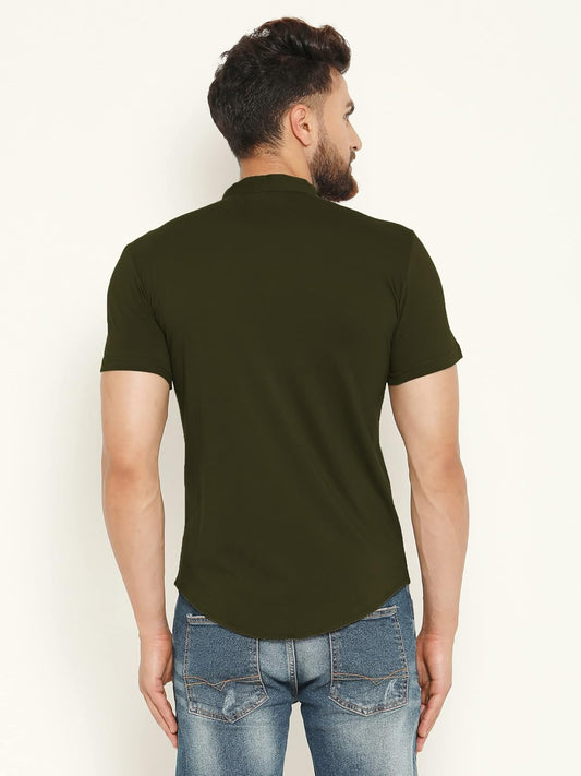 AUSK Men's Regular Fit Half Sleeves Casual Shirt