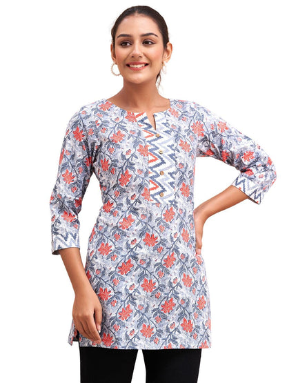 Women Cotton Printed Short Kurti | Short Kurti