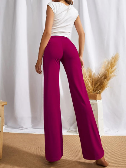 SWADESI STUFF Women's High-Waisted Pant Bell Bottom