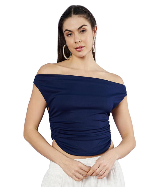 Istyle Can Women's Solid/Plain Asymmetric Hem