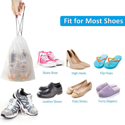 Shoe Bags for Travel, Drawstring Packing Bags, Dustproof