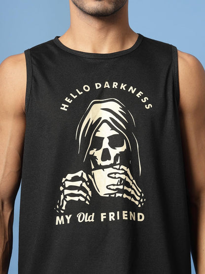 CHKOKKO Tank Tops Sleeveless T-Shirt for Men Cotton