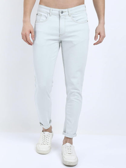 KETCH Men's Tapered Fit Mid Rise Jeans