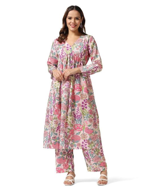 Leriya Fashion Women's Rayon Kurta Set