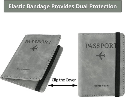 MONJAY Premium Passport Holder Cover Travel Wallet
